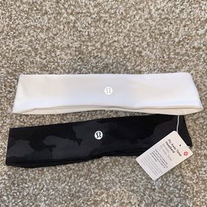 NEW Lululemon Black & White Headbands
